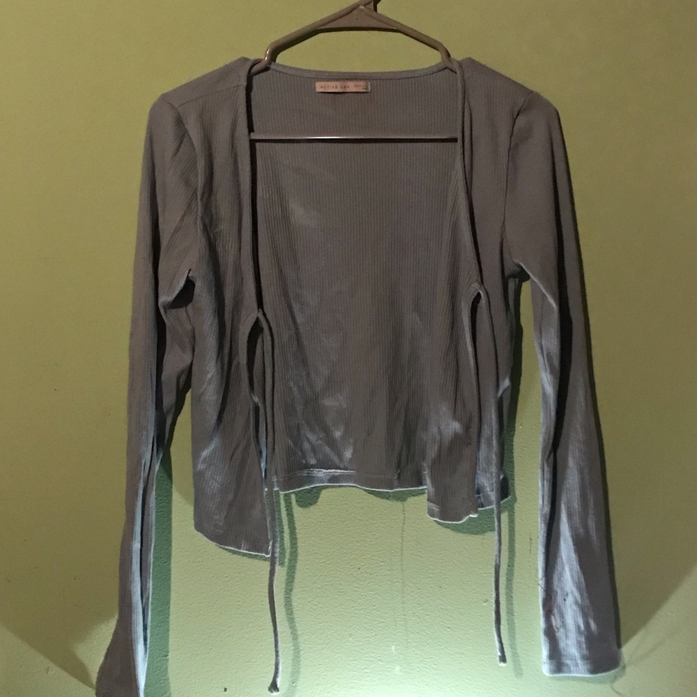 Tie crop top LARGE
